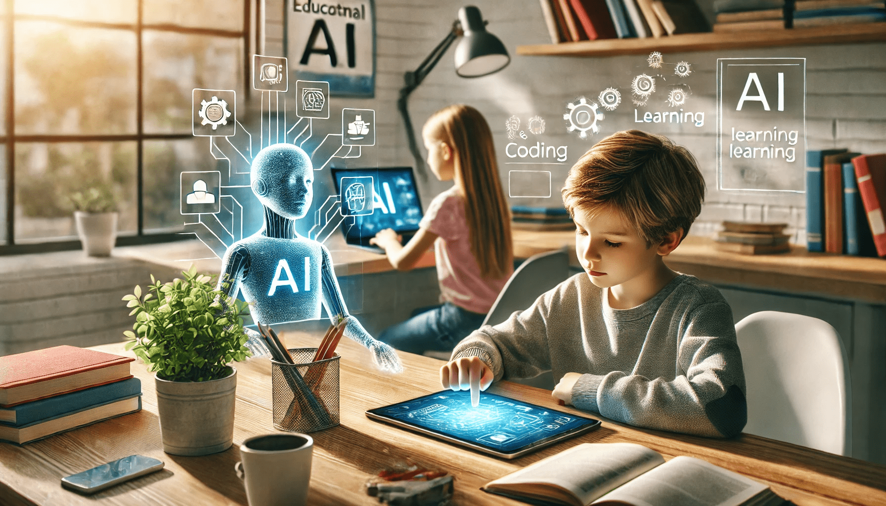 Young learner developing creative ideas through hands-on learning